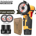 12V Brushless Brushed Angle Grinder 500W Cordless Tool