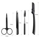 Eyebrow Grooming Essentials Precision Stainless Steel Kit