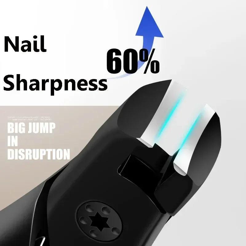 2023 Newest Anti-Splash Nail Clippers Single Nail Clipper Thick Hard Special Nail Trimmer Large Size Household Thick Nails  ourlum.com   