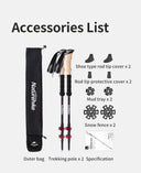 Naturehike Trekking Poles 2pcs Carbon Fiber Collapsible Sticks