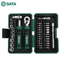 SATA 38 In 1 Tool Set Portable Ratchet Wrench Screwdriver