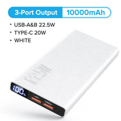 QOOVI Ultra-Fast 20000mAh Power Bank for iPhone and More