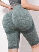 Seamless Women's Yoga Shorts with Butt Lifting Design