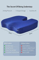 U-Shaped Gel Memory Foam Coccyx Cushion for Healthy Sitting