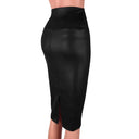 Faux Leather Bodycon Skirt: Urban Chic Fashion Essential