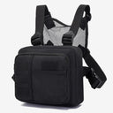 Multi-function Tactical Vest Unisex Chest Rig Bag Fashion Men's Hip-hop Streetwear Chest Bags Waterproof Oxford Sport Backpack  ourlum.com Black  