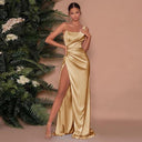 Spring Elegance Chic Fishbone Gown for Formal Events