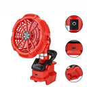 Portable Clip Fan for 18V Lithium Batteries USB Powered