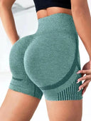 High-Waisted Women's Yoga Shorts for Fitness Gym Running