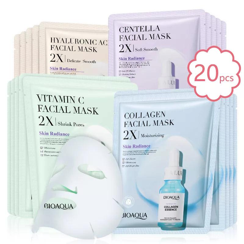 Centella Collagen Face Mask: Radiant Skin Hydration & Anti-Aging Formula  ourlum.com   