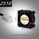 Cooling Turbo Fan: Brushless Technology for Versatile 3D Printing  ourlum.com 25mmx25mmx10mm 24V 