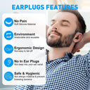 High-Performance Noise-Canceling Earplugs for Sleep Focus