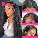 Luxurious Brazilian Deep Wave Lace Front Wig Glam Style