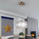 Glass Led Pendant Light Modern Ceiling Lamp Adjustable Fixture