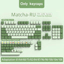 XDA Profile PBT Keycaps Upgrade Kit: Premium Quality for Mechanical Keyboards  ourlum.com Matcha-XDA-RU  