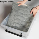 Soft Bathroom Mat Set: Absorbent Shower Rugs for Comfort