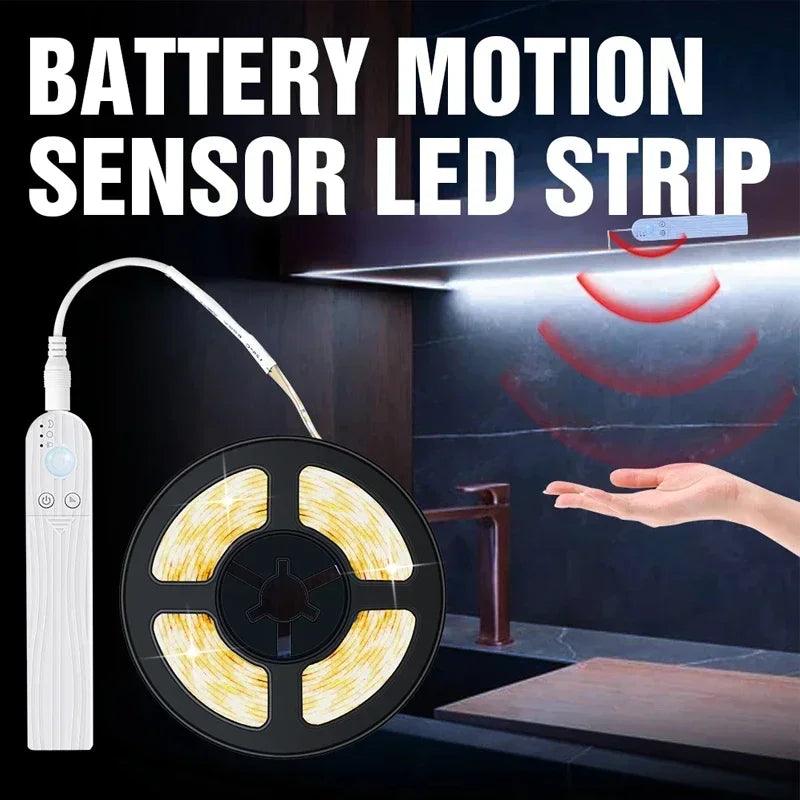 5M Motion-Activated LED Strip Light with Adjustable Brightness and Multiple Length Options  ourlum.com   