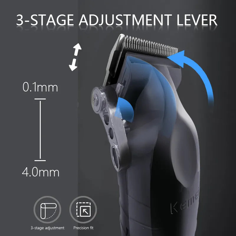 Kemei Professional Hair Clipper Kit: Salon-Quality Grooming Solution  ourlum.com   