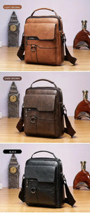 Brand Men Shoulder Bag for 9.7 Inch iPad PU Leather Flaps