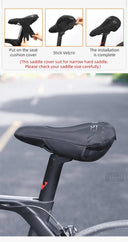 West Biking Comfortable Road Bike Seat Cover Gel Filled Saddle