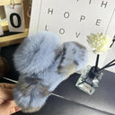 Crab Plush Fur Hair Clip: Trendy Accessory for Girls