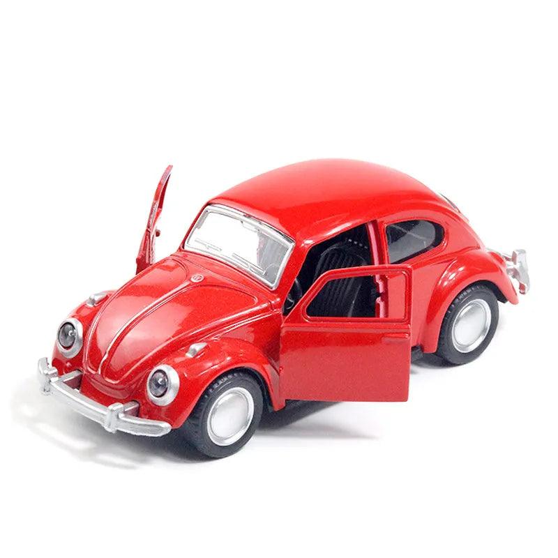 Alloy Car Model Beetle: Vintage Toy with Opening Doors - Nostalgic Charm  ourlum.com   