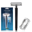 Classic Stainless Steel Double Edge Razor for Smooth Shaving