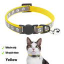 Colorful Cartoon Pet Collar with Bell - Adjustable Safety Necklace  ourlum.com Upgraded-u  