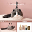 JIAERDI Lolita Plush Cute Cat Bag Women Harajuku Fur Bag