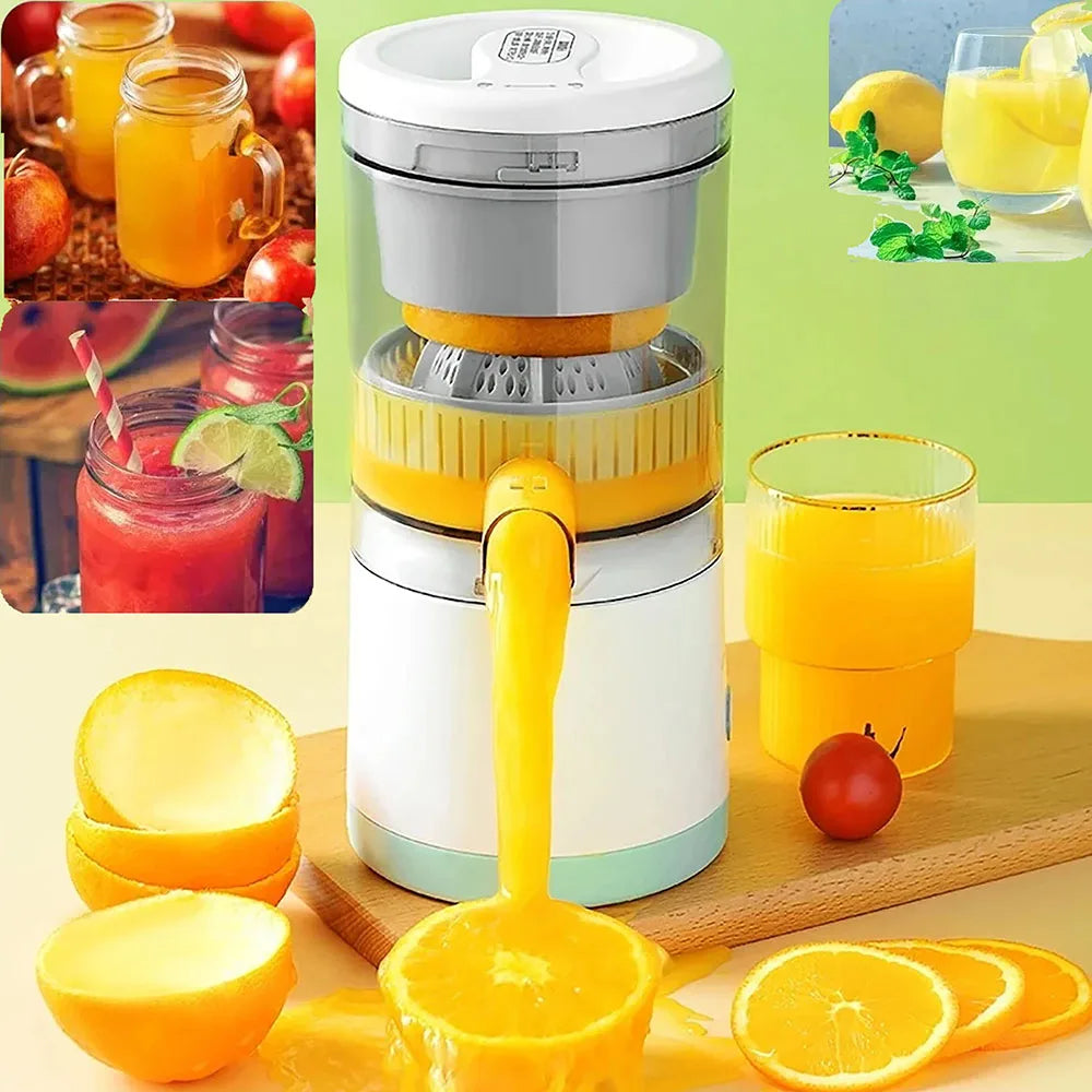 Portable Electric Juicer Wireless Orange Juicer USB Rechargeable Lemon Squeezer Electric Slow Juicers Household Kitchen Tools