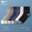 Ultimate Comfort Cotton Socks for Men Sweat Absorbing Durable