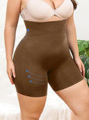 Plus Size High Waisted Shapewear Shorts for Tummy Control