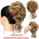 Messy Curly Chignon Bun Wig Stylish Hairpiece for Women