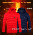 21 Areas Heated Jacket Mens Waterproof Heating Coat Tactical