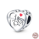 Charming Sterling Silver Red Heart Beads for Pandora Gifts