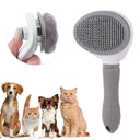 Pet Comb Automatic Hair Removal Comb Stainless Steel Needle