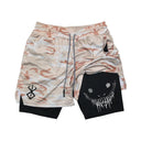 Anime Berserk Men's Fitness Shorts - Summer Upgrade  ourlum.com whitecamoJIANK033 M 