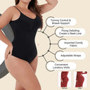 GUUDIA Seamless Backless Thong Bodysuit - Shapewear for Curves & Comfort