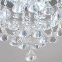 Crystal Chandelier Chrome Ceiling Lamps Led Flush Mount Light