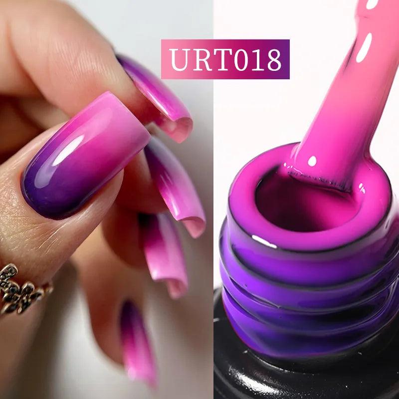 Color-Changing Thermal Nail Gel Polish for Stunning Manicures  ourlum.com   
