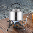 Outdoor Stainless Steel Camping Kettle 1L 1.5L Portable Tea Pot