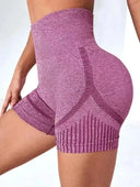 High-Waisted Women's Yoga Shorts for Fitness Gym Running