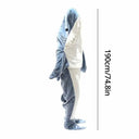 1pc New Shark Blanket For Adult Wearable Winter Warm Cozy