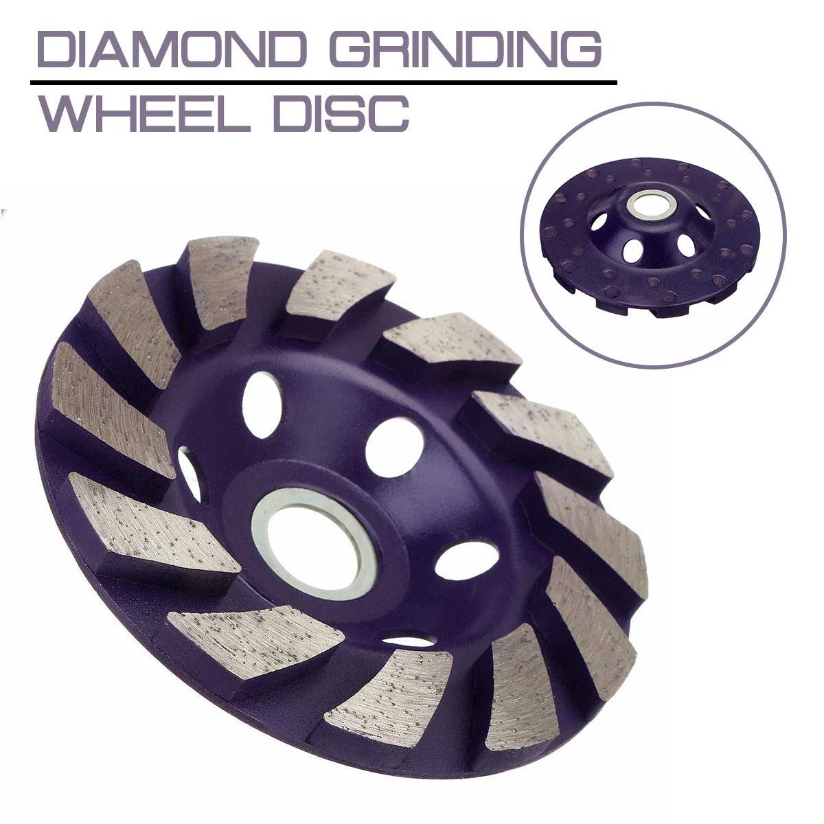 1pcs 4" 100mm Diamond Grinding Wheel Disc Bowl Shape Grinding Cup Stone Concrete Granite Ceramic Cutting Disc Piece Power Tools  ourlum.com Default Title  