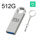  Waterproof USB Flash Drive: High-Speed Portable Storage  ourlum.com Silver 512GB  