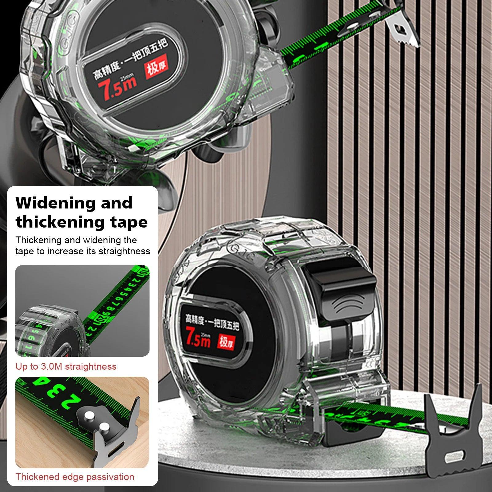 Fluorescent Tape Measure with Self-Locking Function  ourlum.com   