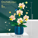 Orchid Flower Building Blocks - Romantic Home Decor Toy-Girls Gift  ourlum.com   