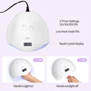 YIKOOLIN UV LED Nail Lamp 48W for Professional Saloon Fast Nail Gel Dryer With 4 Timers Automatic Sensor LCD Display