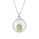 Stainless Steel Tree of Life Aromatherapy Necklace Gift for Women