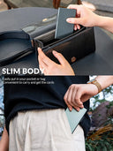 Card Holder Wallet Minimalist Slim Metal RFID Blocking Wallet